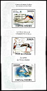 Коморы, 2009, Птицы, 3 листа, 3 блока-миниатюра